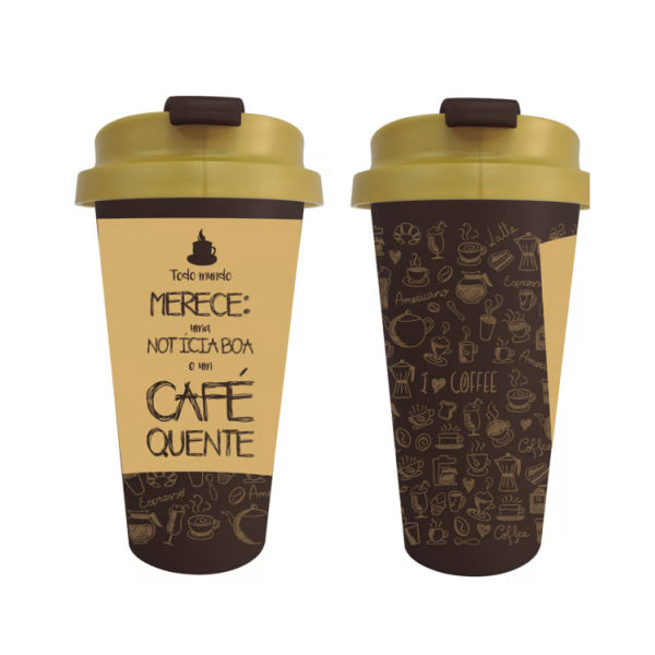 Copo para café térmico Brinde personalizado