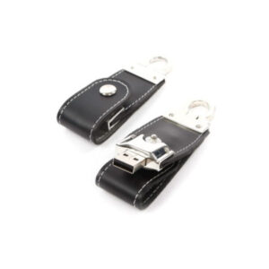 Pen drive 8 gb em couro para brinde personalizado