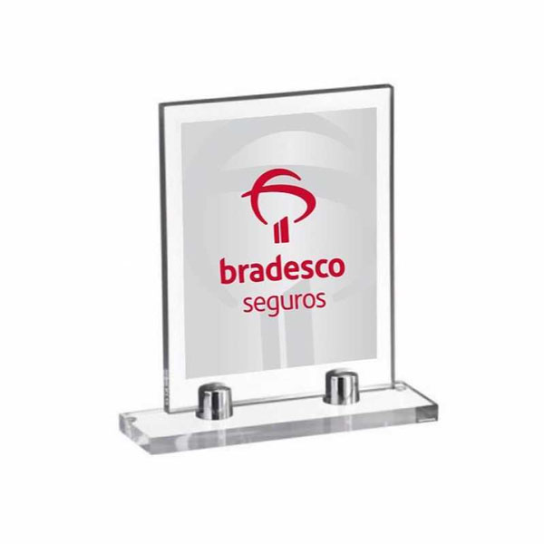 Troféu De Vidro Personalizado Brinde