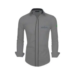 Camisa Social Slim Manga Longa Personalizada