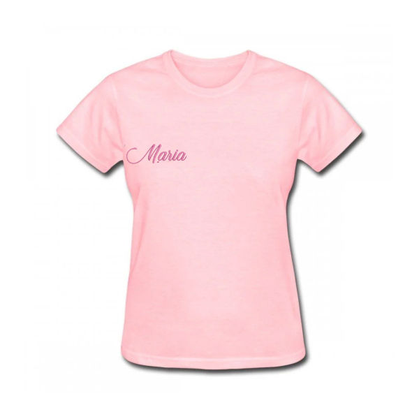 Camiseta bordada personalizada
