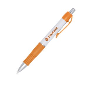 Caneta colorida de plástico personalizada