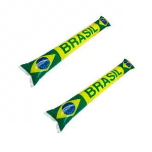 Bate Bate Inflável Torcedor Brasil Copa Do Mundo Kit Com 2