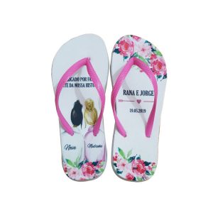 Chinelo personalizado feminino
