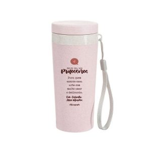 Copo térmico fibra de bambu Brinde personalizado