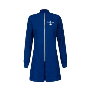 Jaleco Feminino Gola Padre Azul