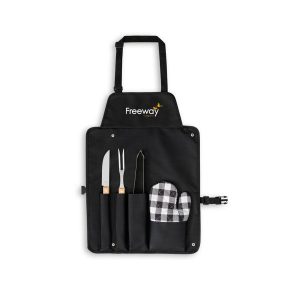 Kit Churrasco Com Avental Personalizado