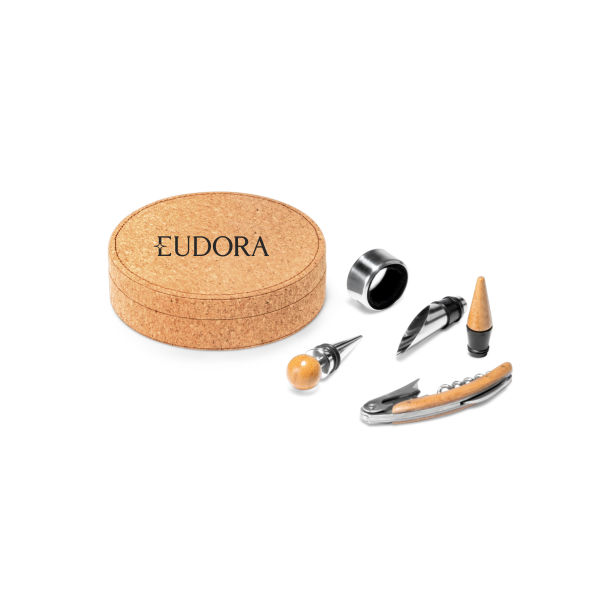 Kit Vinho em Cortiça Personalizado