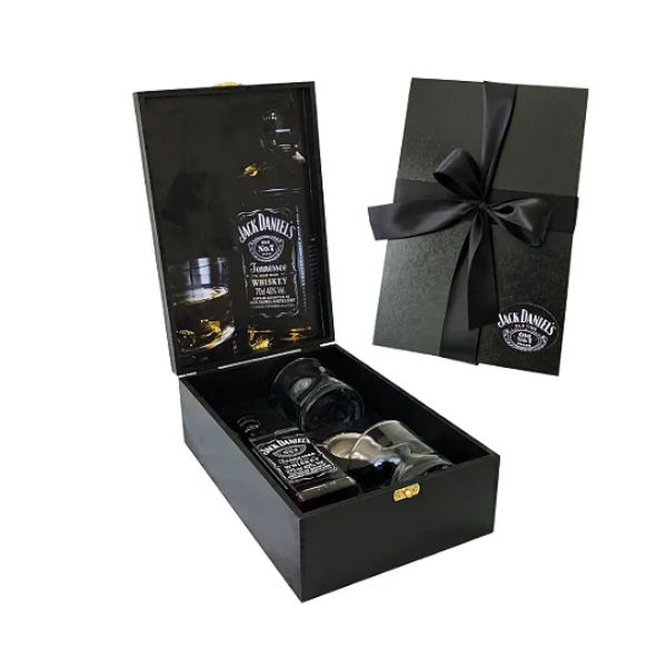 Kit Whisky Jack Daniels com 2 Copos de vidro