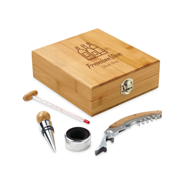 Kit vinho personalizado brinde