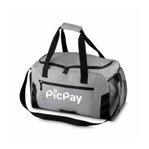 Mala Esportiva com Bolso Frontal e Lateral