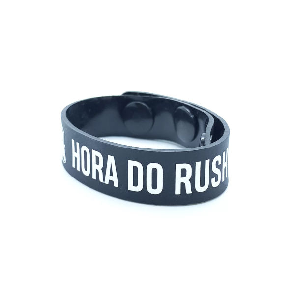 Pulseira de borracha personalizada