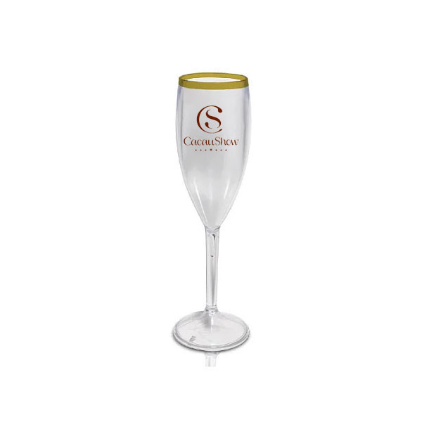 Taça de Acrílico Transparente Personalizada