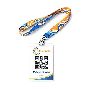 Crachá Personalizado com QR Code