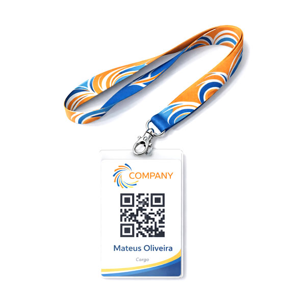 Crachá Personalizado com QR Code