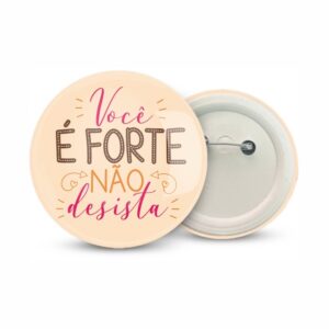 Botton Americano com Alfinete Personalizado