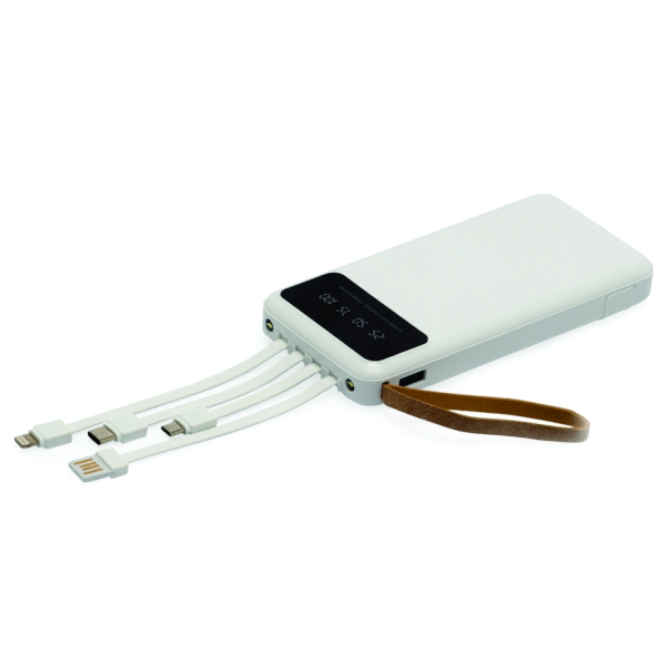 Power Bank 10.000mAh com Lanterna e Multissaídas