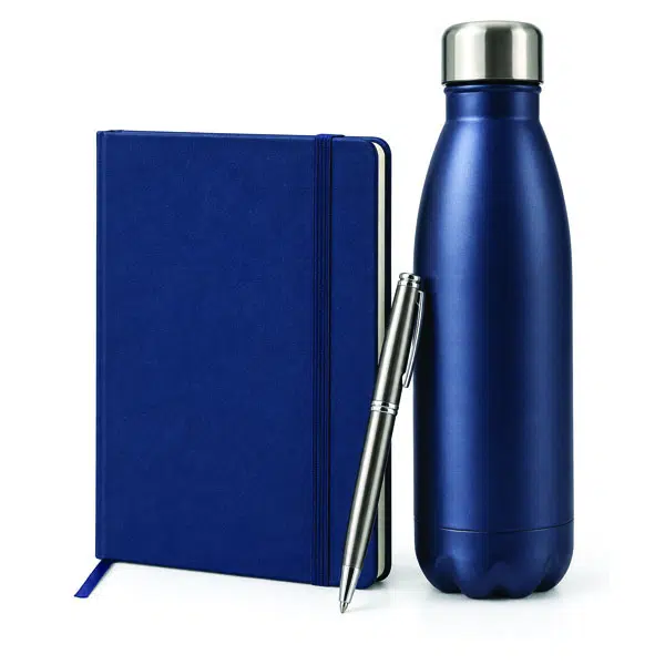 Kit Fim de Ano Executivo com Caderno e GarrafaQD